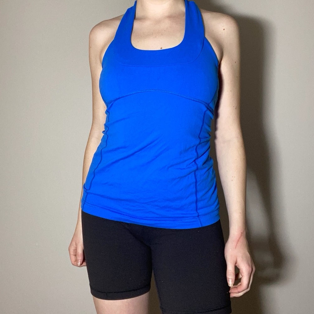Blue Lululemon Workout Tank